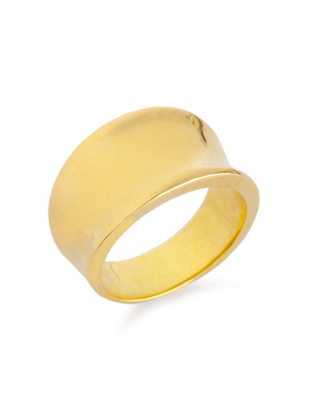 ACE by morizane rev round ring k18 gold plated / レヴ ラウンド リング