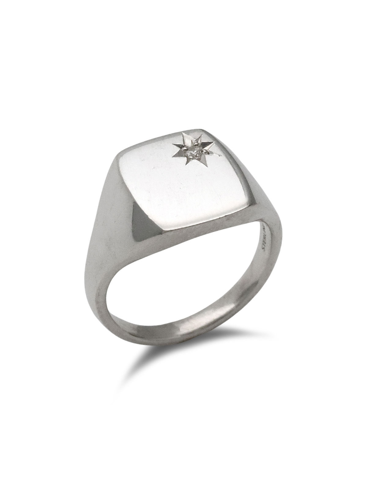 SIGNET RING DIAMOND / シグネット リング ダイヤモンド