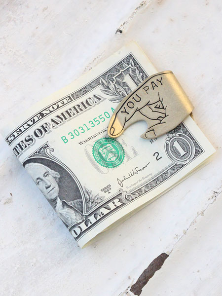 Button Works YOU PAY MONEY CLIP / ユーペイマネークリップ