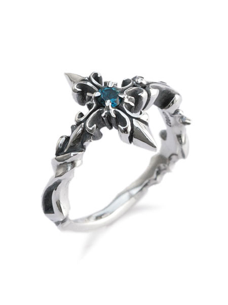 FUNKOUTS Thistle Cross Ring