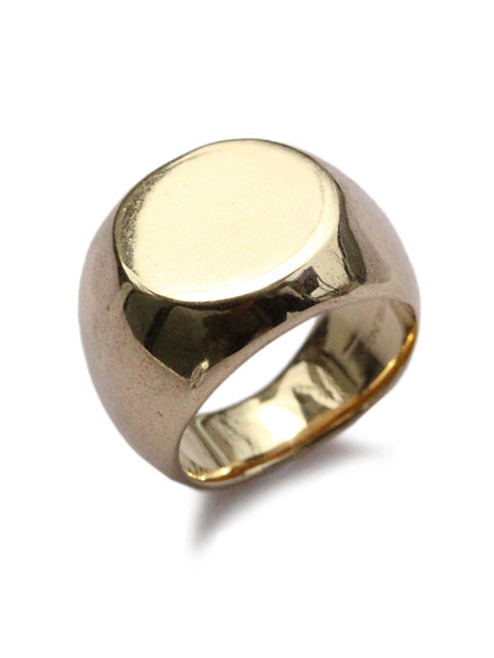 chevalier ring 18k gold plated
