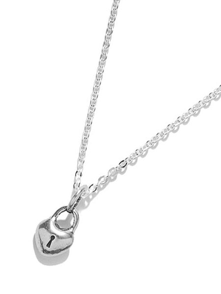 GILES & BROTHER Heart Locket Silver