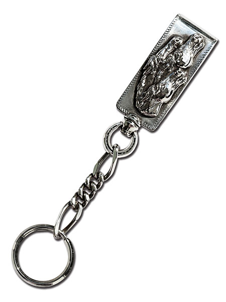 PEANUTS&CO. HORSE CLIP TYPE KEYCHAIN SILVER / ホース クリップ キーチェーン シルバー