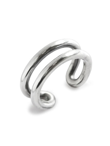UNKNOWN. UNKNOWN. U025 " MORTISE " M RING / SILVER