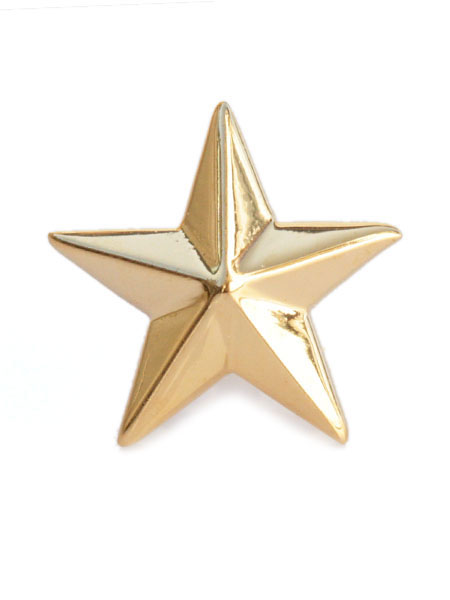 TOMASZ DONOCIK FLAT STAR EARRINGS  (ゴールド)