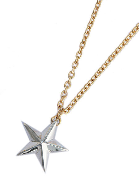 SILVER STAR NECKLACE (GOLD×SILVER)