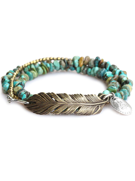 3WAY Turquoise Feather BR [HRP901TBR ]