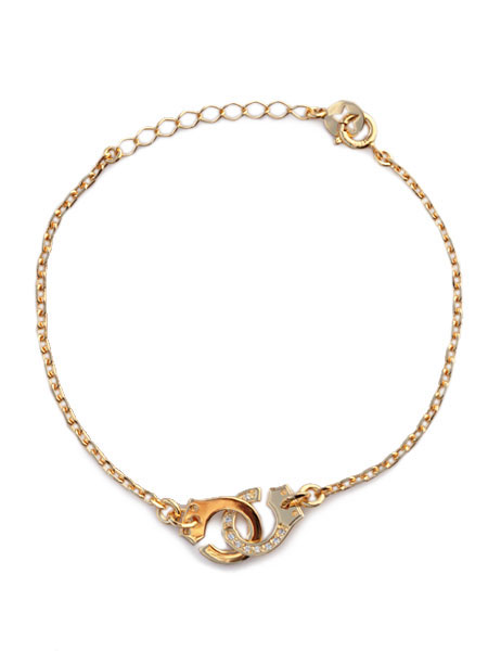 GARDEL Midnight Cuff Chain Bracelet (GP) [GDB-026CH/GP]