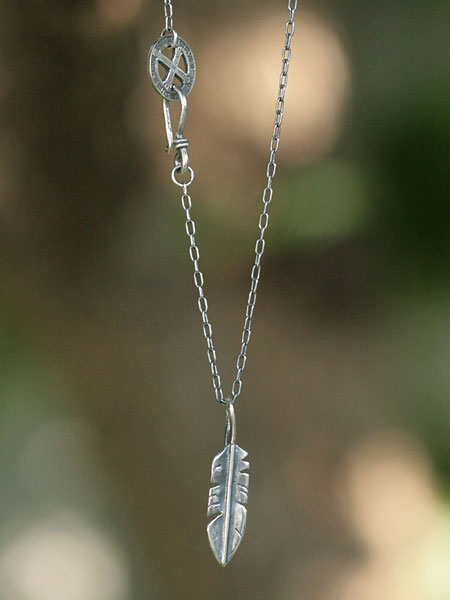 amp japan Eternal Feather Necklace  [15AO-110 ]