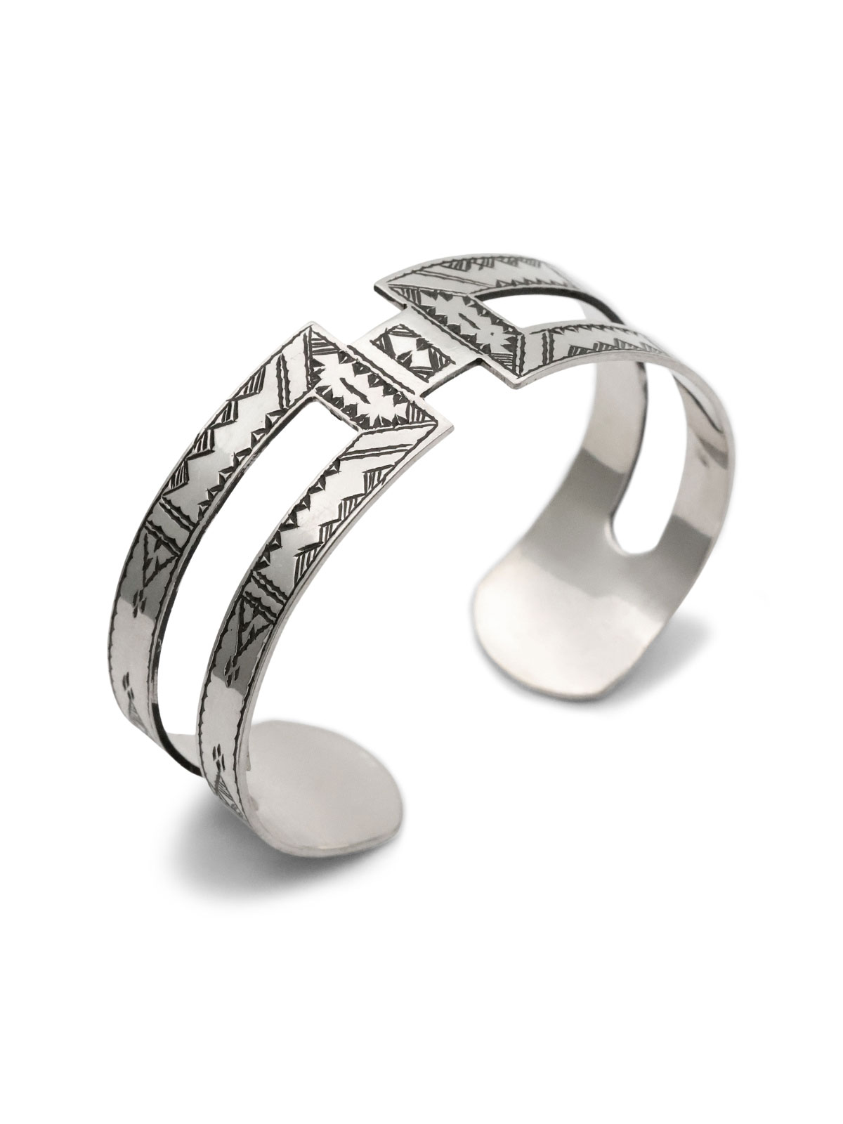 TOUAREG SILVER JEWELRY H デザイン バングル