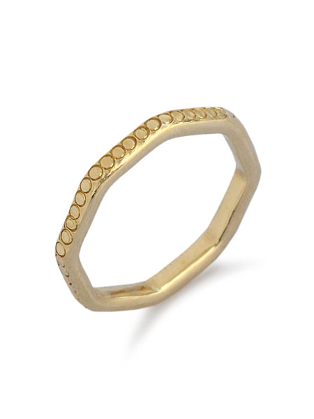 ACE by morizane octagon ring k18 gold plated / オクタゴン リング