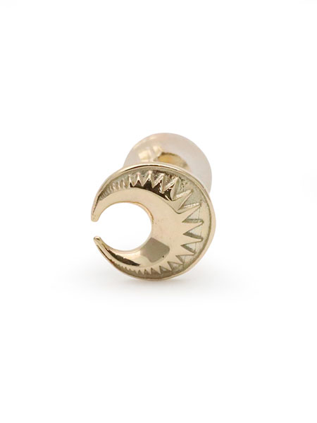 IDEALISM SOUND K10 Gold Moon Pierce [ACV-04] / 月 ピアス