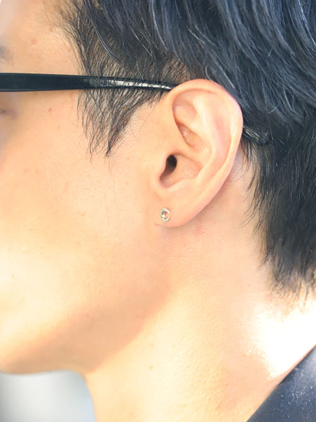 IDEALISM SOUND（イデアリズムサウンド）のK10ゴールド製太陽モチーフピアス