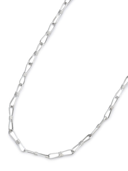 INDIAN JEWELRY Wrapped Link Chain Necklace