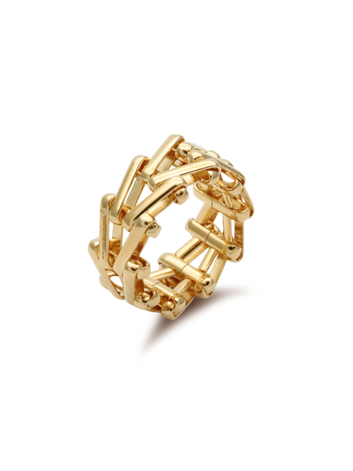 10mm Arrow Vintage Chain Ring [010-155R] (Lt.Gold) / リング