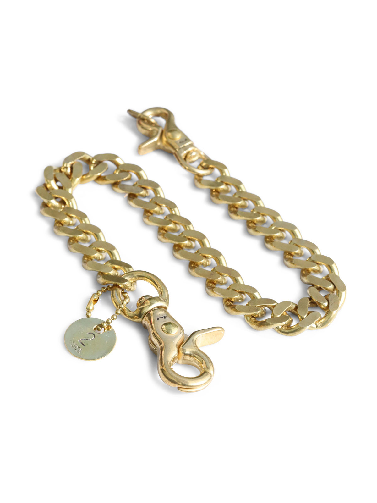 BELIEVEINMIRACLE KH WALLETCHAIN W CLIP / ダブルクリップ 喜平ウォレットチェーン