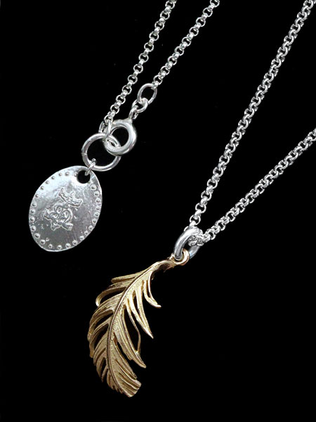 HARIM GOLD FEATHER Necklace (18k Gold)