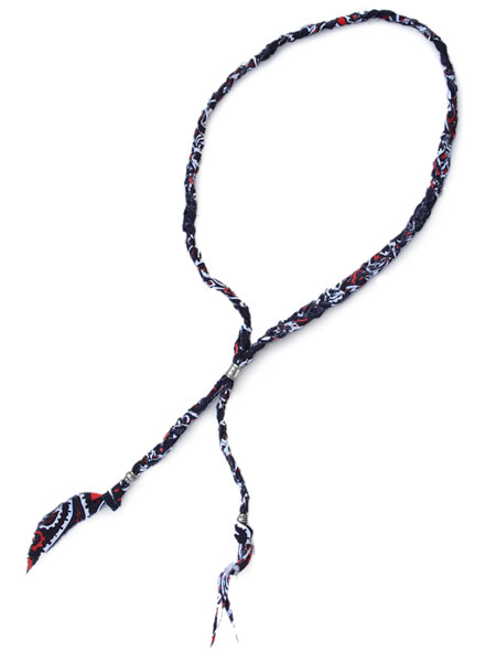 SunKu / 39 BANDANA NECKLACE / バンダナ ネックレス (PURPLE / RED) [SK-290]