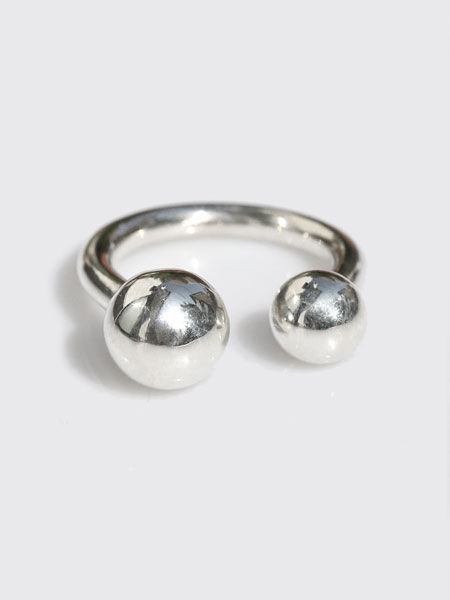 it's 12 midnight Original Silver Two Pearls Ring / シルバー 2 パール リング