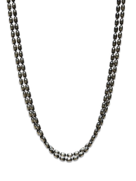 HARIM OVAL BOWL CHAIN W-NECKLACE [HRC021WNC] / ボールチェーンネックレス