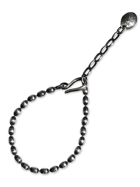 HARIM OVAL BOWL CHAIN BREACELET [HRC021 BC] / ボールチェーンブレスレット