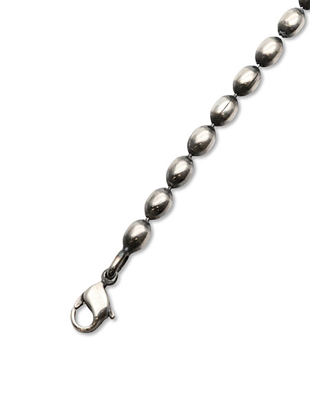 "OVAL BOWL CHAIN ANKLETの留め具アップ写真"