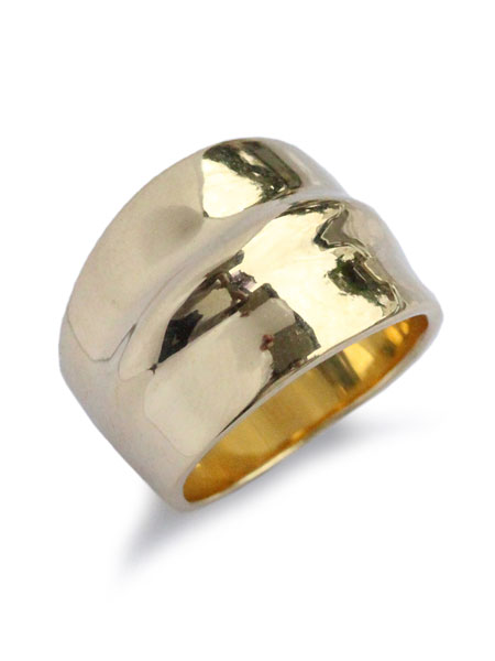 projection ring 18k goldplated