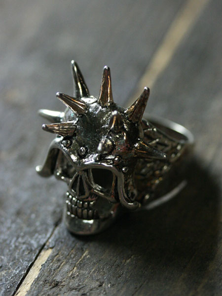 G&S Vintage Spike Skull Ring / ヴィンテージスパイクスカル　リング