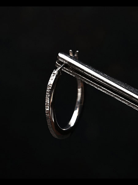 thin rain pierce catchless RPピアスの全体像。