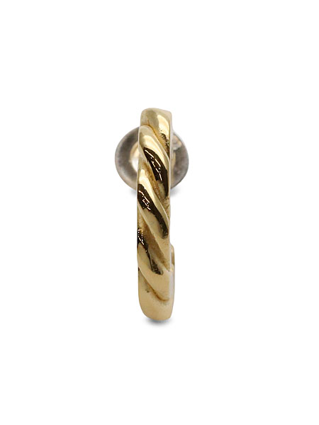 HARIM製 ゴールドペアピアス PRESS PIERCE 2セット