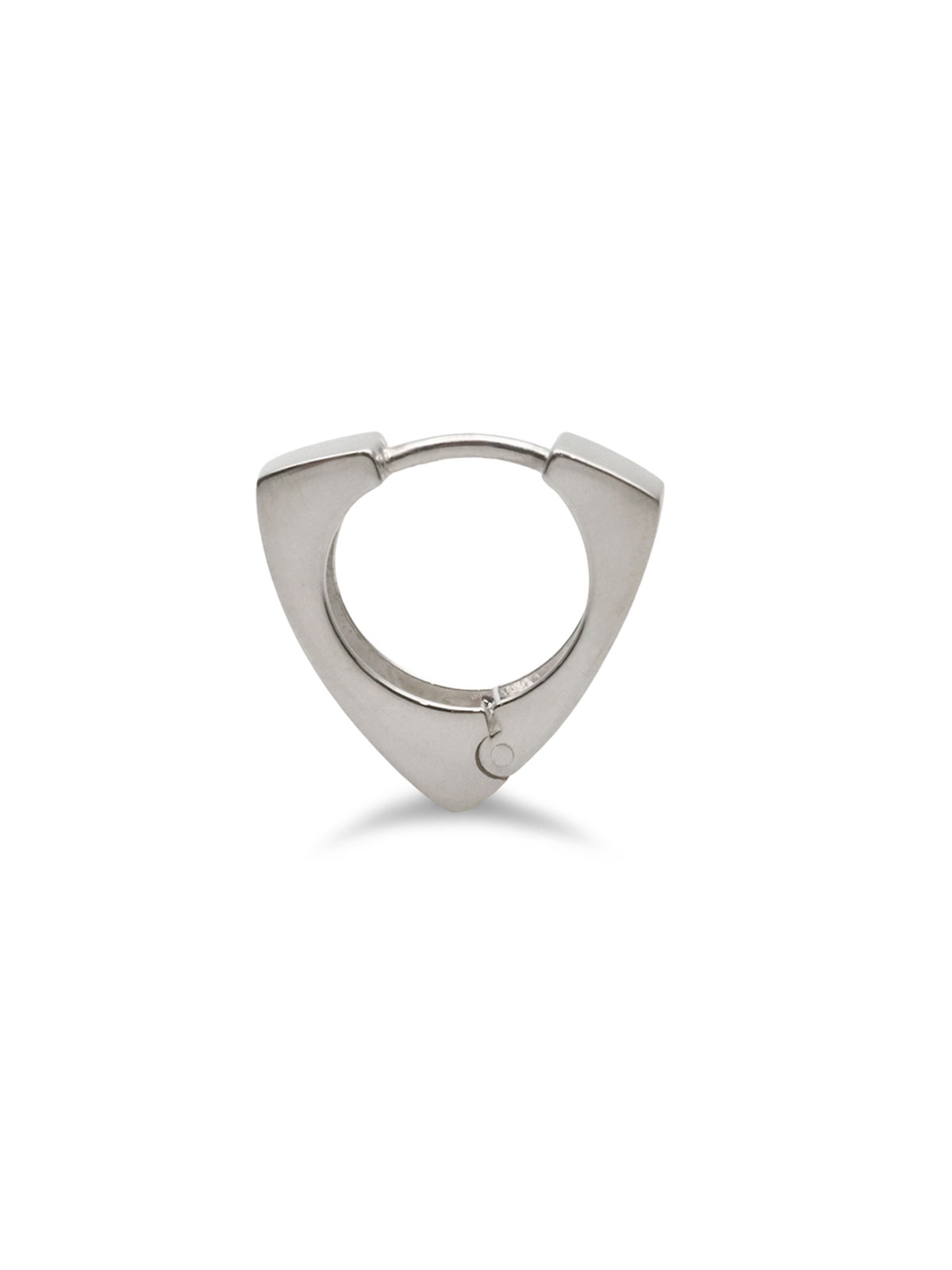 Garden of Eden TRIANGLE FLAT HOOP EARRINGS [ED26SS-106] (SILVER) / トライアングル フラット フープ イヤリング ピアス