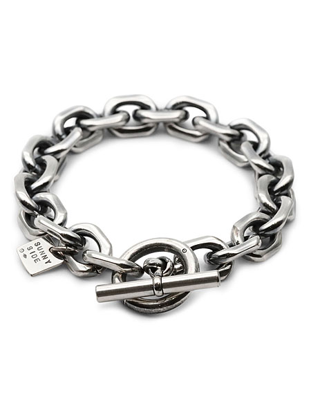 ON THE SUNNY SIDE OF THE STREET Octagonal Oval Link Chain Bracelet [251-157B] / オーバル チェーン ブレスレット