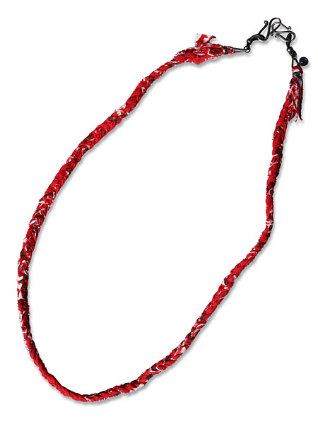 SunKu / 39 BANDANA 3WAY NECKLACE / バンダナ ネックレス (RED) [SK-321]