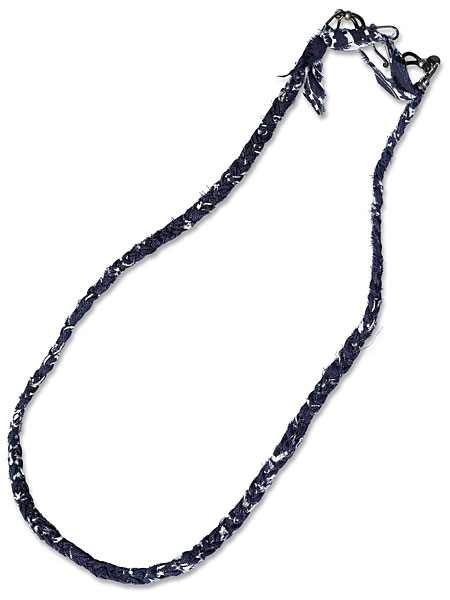 SunKu / 39 BANDANA 3WAY NECKLACE / バンダナ ネックレス (NAVY) [SK-321]