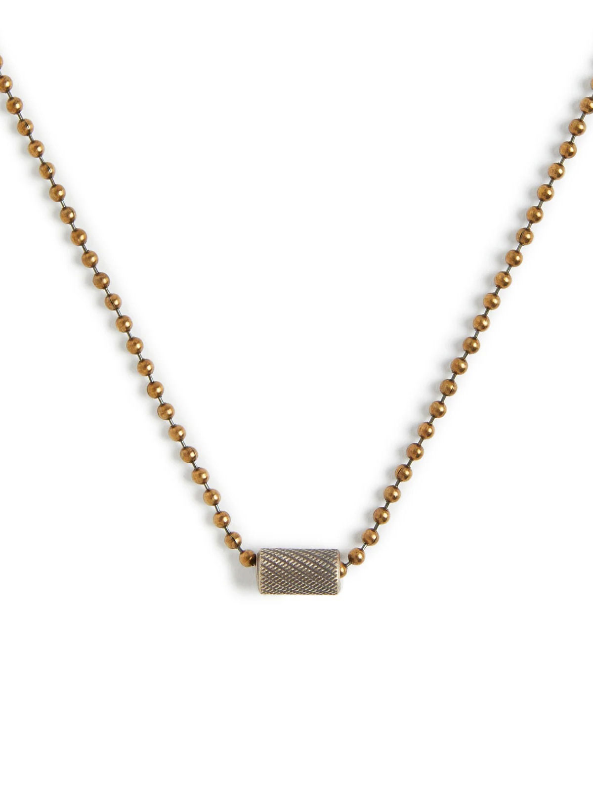 STUDEBAKER METALS Roll Chain Necklace (Brass / Work Patina) / ネックレス