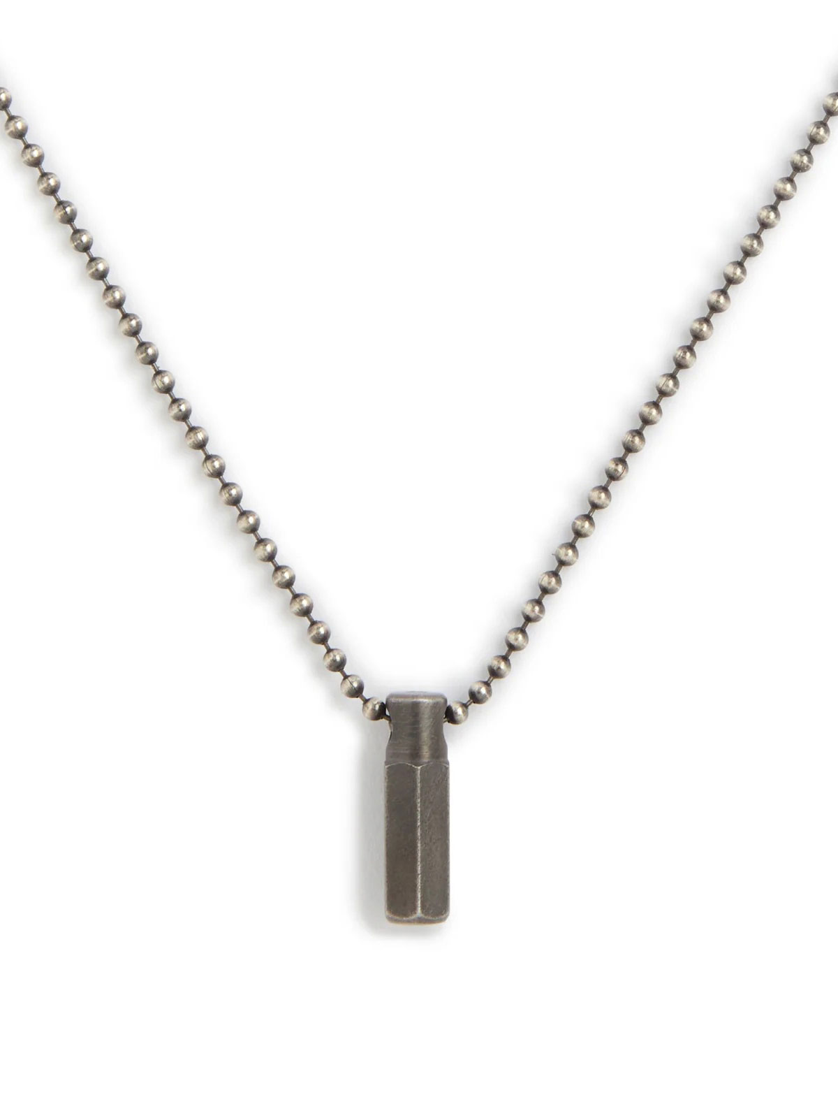 STUDEBAKER METALS Bit Chain Necklace (Stainless Steel / Work Patina) / ネックレス