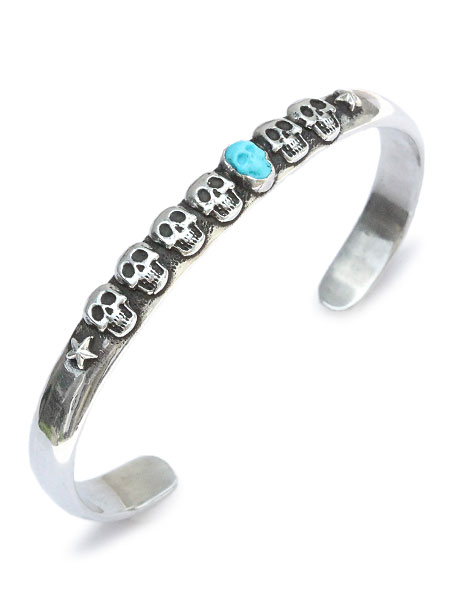 Lee Downey Skull with Star Bangle