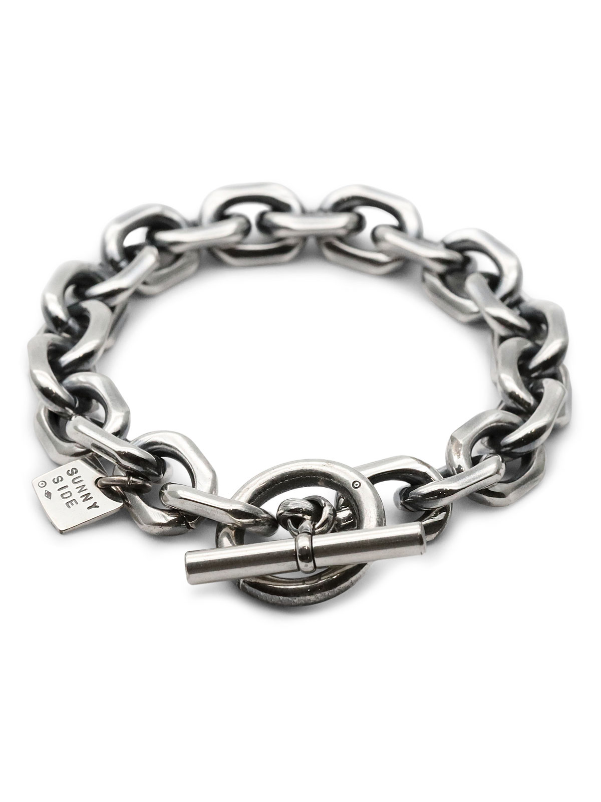 ON THE SUNNY SIDE OF THE STREET Octagonal Oval Link Chain Bracelet [251-157B] / オーバル チェーン ブレスレット