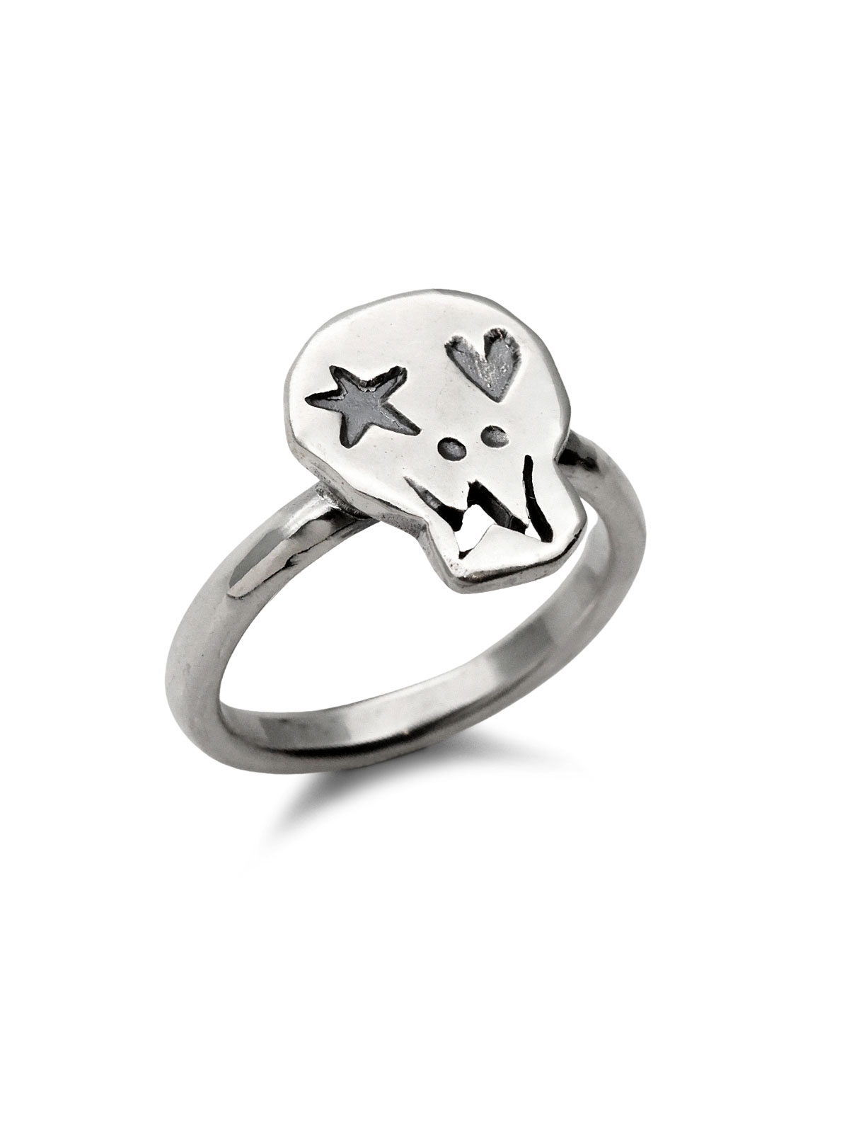 BELIEVEINMIRACLE SKULL FAMILY RING / スカル ファミリー リング 子ども (星とハート)