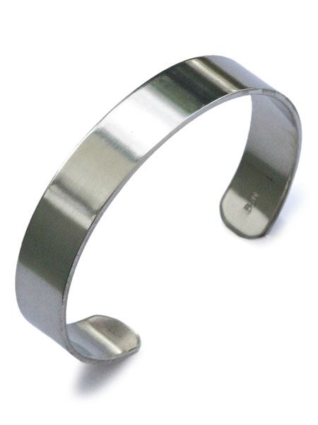 German Silver Plain Bangle Narrow / ジャーマンシルバープレーンバングル ナロー [15AT-350]