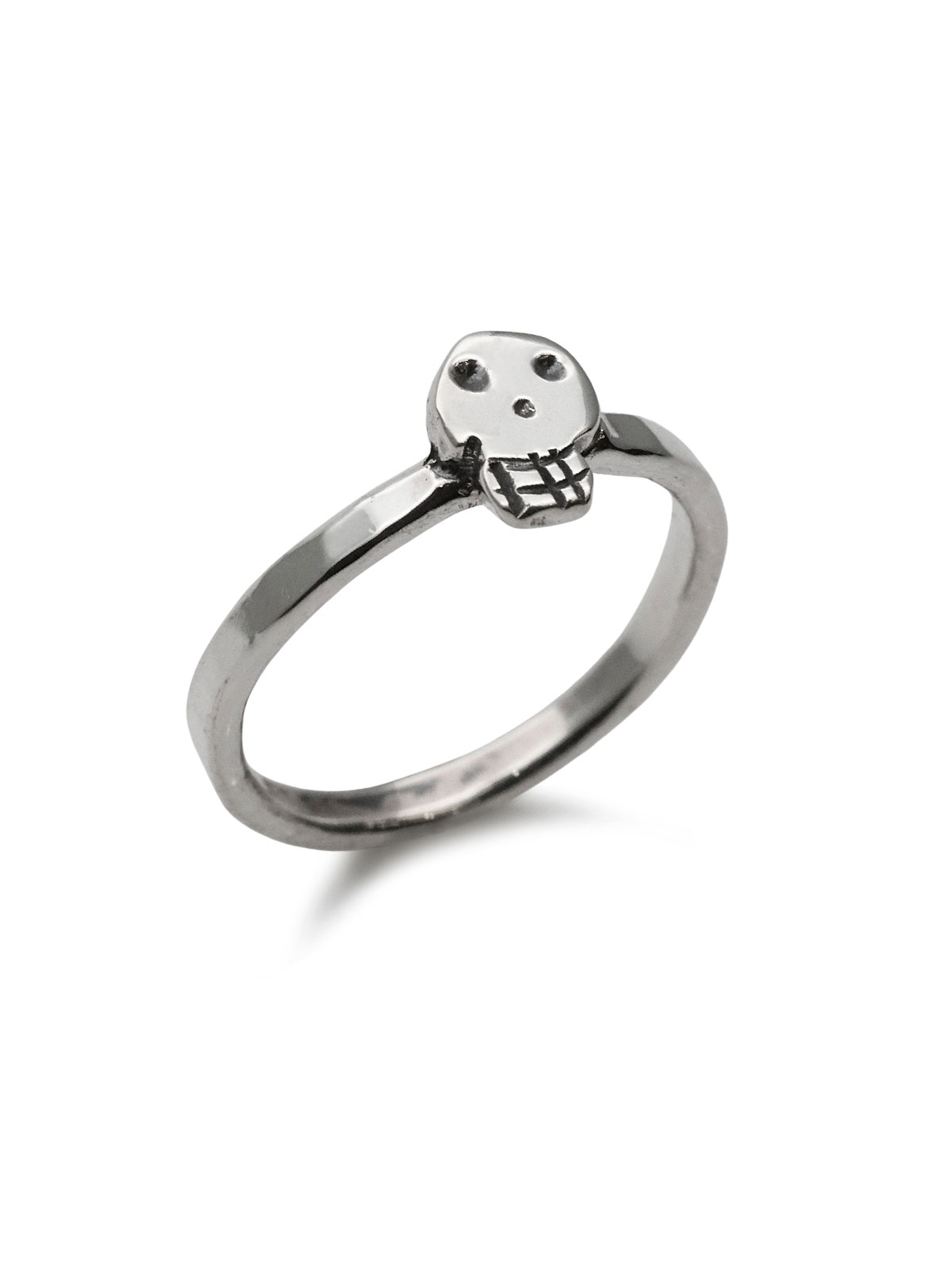 BELIEVEINMIRACLE SKULL BABY RING (silver) / スカルベイビーリング