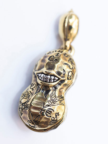 TATOO PEANUTS Brass × Silver S Size / タトゥー ピーナッツ (ブラス × シルバー)