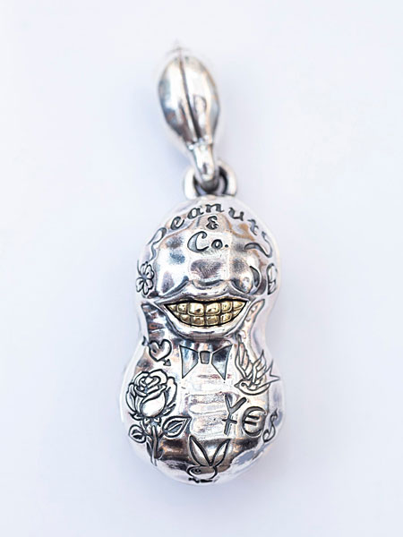 PEANUTS&CO. TATOO PEANUTS (slide) Silver × K10 Yellow Gold M Size / タトゥー ピーナッツ スライド (シルバー × イエローゴールド)