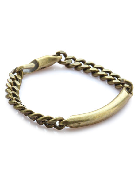 GILES & BROTHER ID Chain Bracelet (Brass)