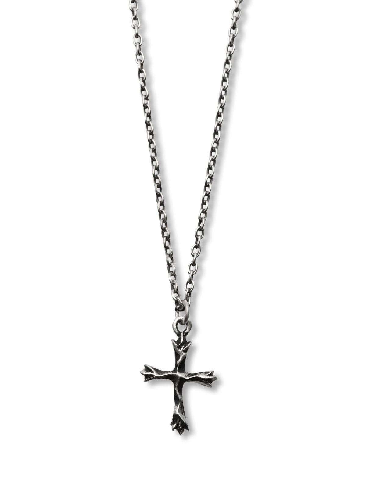 Raised Wave Cross Necklace [No.10007] / クロス ネックレス