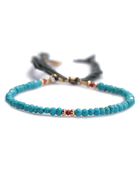 Noor Slide Bracelet (Turquoise Mix)