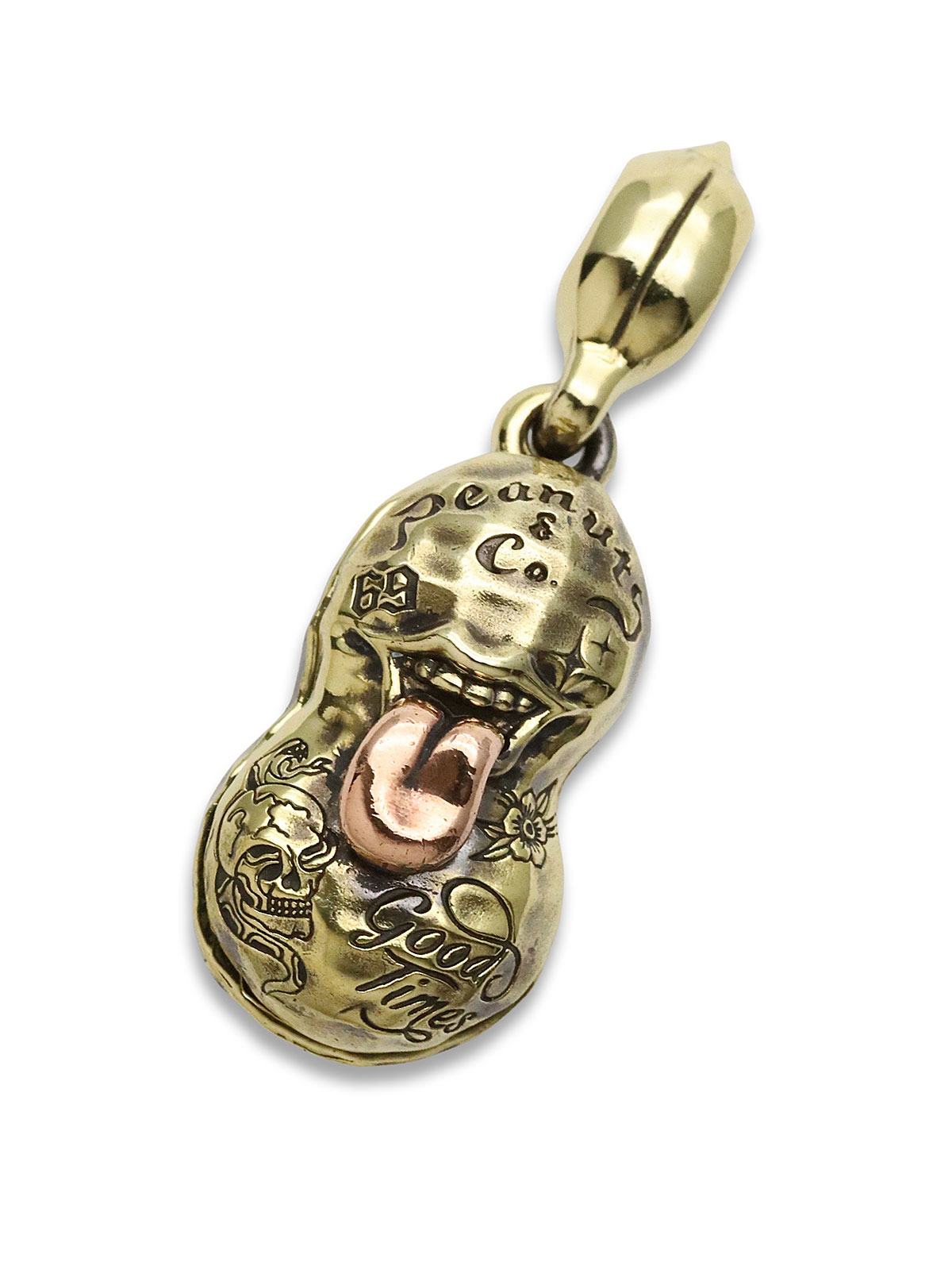 PEANUTS&CO. BERO TATOO PEANUTS (slide) Brass × Copper M Size / ベロ タトゥー ピーナッツ スライド (ブラス × カッパー)
