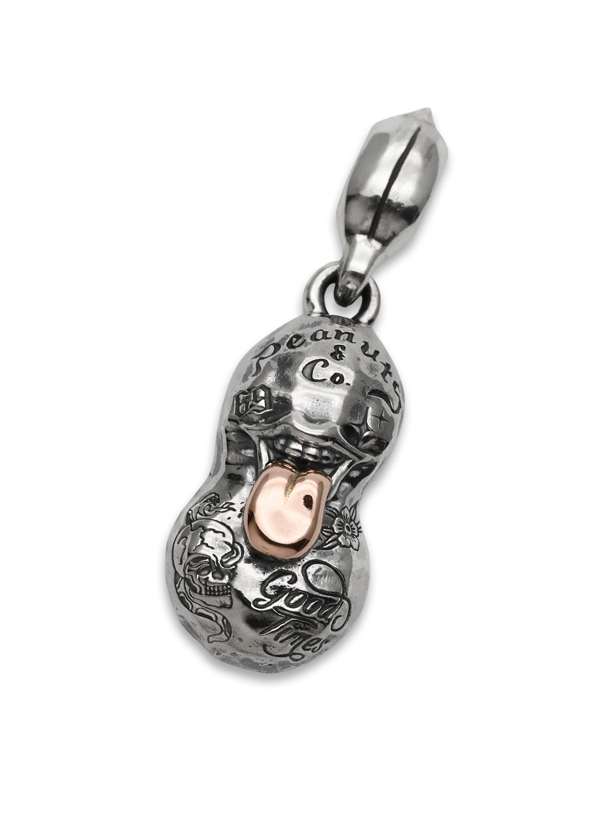 PEANUTS&CO. BERO TATOO PEANUTS Silver × K10 Pink Gold S Size / ベロ タトゥー ピーナッツ (シルバー × ピンクゴールド)