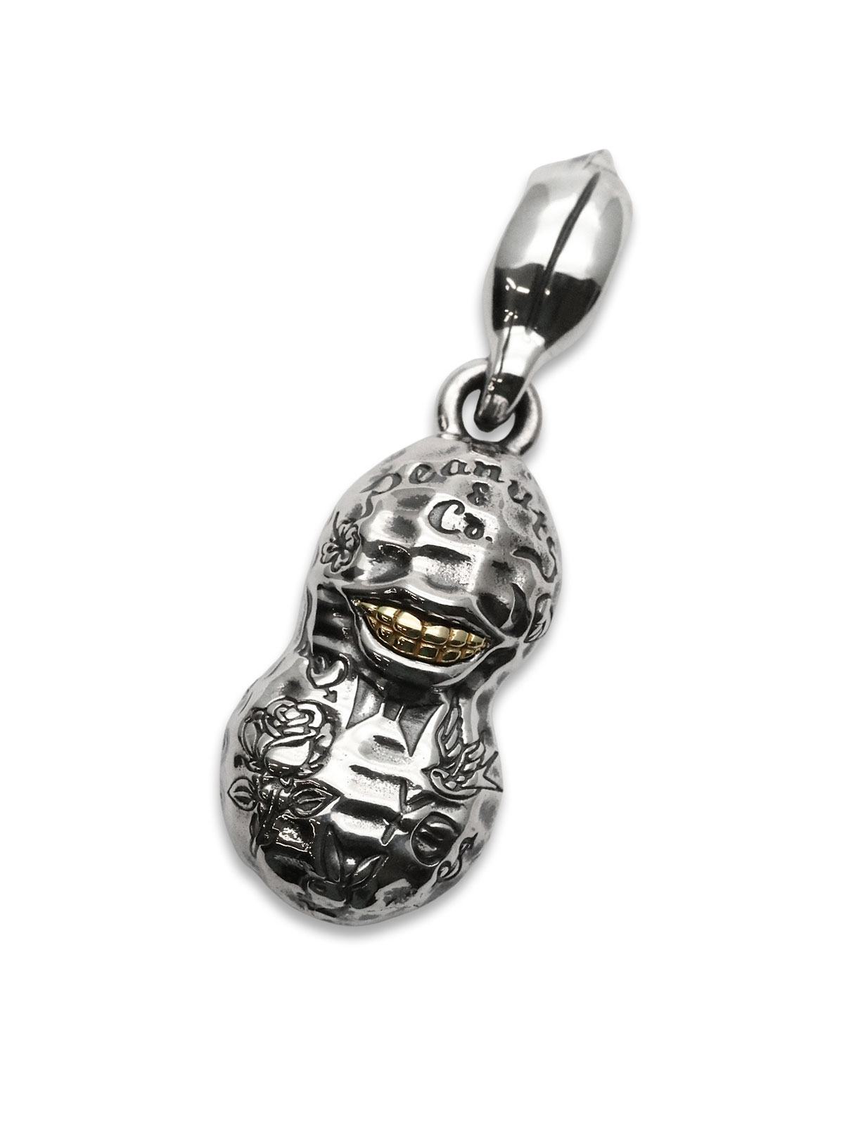 PEANUTS&CO. NORMAL TATOO PEANUTS Silver × K10 Yellow Gold S Size / タトゥー ピーナッツ (シルバー × イエローゴールド)
