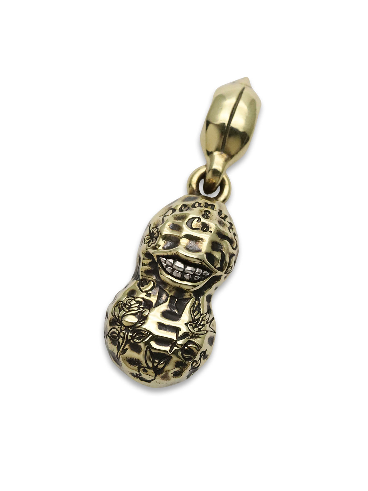 PEANUTS&CO. NORMAL TATOO PEANUTS Brass × Silver S Size / タトゥー ピーナッツ (ブラス × シルバー)